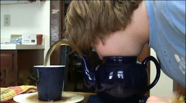 倒茶