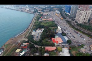 霧霾天空大疆DJIPHANTOM3AdvancedP3A橫渡八里一日遊淡水漁人碼頭空拍