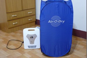 [開箱]冬季乾衣烘狗好幫手-Air-O-Dry可攜式烘乾機罩