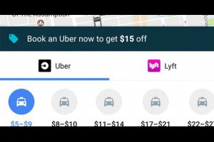 生活技.net: 新版 Google Maps 能使用 Uber 召車服務