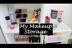 我的彩妝收納 | 淘寶、IKEA、大創壓克力收納 | My Makeup Collection & Storage 2017