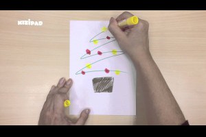 指印畫聖誕樹 - Kizpad 手作DIY