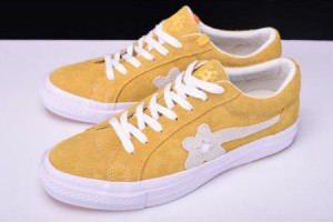 creator x converse one star ox golf le fleur one 花朵麂皮情侶滑板鞋 黃灰_Converse_運動鞋_adidas originals,adidas nmd,adidas ultra boost,adidas superstar|adidas官方目錄|adidas官方網台灣|adidas taiwan