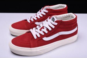 vans sk8 mid 復古翻毛皮中筒情侶滑板鞋 校園紅白_Vans_運動鞋_adidas originals,adidas nmd,adidas ultra boost,adidas superstar|adidas官方目錄|adidas官方網台灣|adidas taiwan