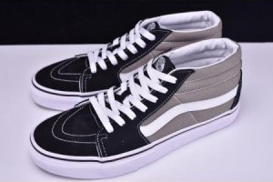 vans sk8 mid 拼接中筒情侶滑板鞋 麻衣灰黑白_Vans_運動鞋_adidas originals,adidas nmd,adidas ultra boost,adidas superstar|adidas官方目錄|adidas官方網台灣|adidas taiwan