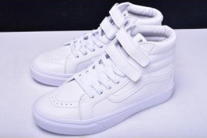 vans sk8-hi reissue v cl 魔術貼皮革高筒情侶滑板鞋 全白_Vans_運動鞋_adidas originals,adidas nmd,adidas ultra boost,adidas superstar|adidas官方目錄|adidas官方網台灣|adidas taiwan