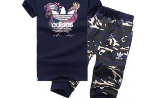 adidas短袖套裝 情侶款公雞三葉草印花圖案短袖運動t恤迷彩七分褲 三色選_adidas套裝_Adidas_運動服_adidas originals,adidas nmd,adidas ultra boost,adidas superstar|adidas官方目錄|adidas官方網台灣|adidas taiwan