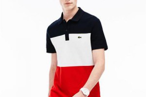 lacoste polo衫 時尚拼色粗條紋鱷魚刺繡LOGO男款短袖polo衫 深藍白紅_lacoste polo衫_Lacoste_運動服_adidas originals,adidas nmd,adidas ultra boost,adidas superstar|adidas官方目錄|adidas官方網台灣|adidas taiwan
