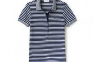 lacoste polo衫 五粒扣細條紋鱷魚刺繡翻領女款修身短袖polo衫 藍色_lacoste polo衫_Lacoste_運動服_adidas originals,adidas nmd,adidas ultra boost,adidas superstar|adidas官方目錄|adidas官方網台灣|adidas taiwan