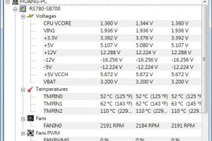 HWMonitor 監測電腦電壓溫度 免安裝版本 日常檢測電腦硬體資訊 | 資訊下載