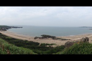 新北石門區麟山鼻步道與白沙灣海岸線風景