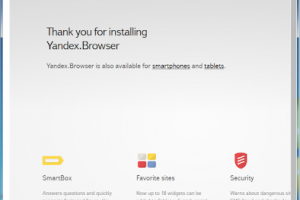 透明設計的網頁瀏覽器 來自俄羅斯最大搜尋引擎 瀏覽器 Yandex- 軟體日記本