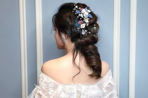 台中新娘秘書 新娘造型個人彩妝 Joanne: 新娘浪漫仙氣公主髮型及秀麗編捲髮 準新娘不可錯過
