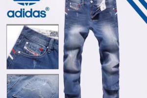 adidas牛仔褲 時尚水洗磨白折痕男款三葉草牛仔長褲 淺藍_adidas褲子_Adidas衣服_運動衣服_adidas originals|adidas官方目錄,愛迪達鞋子,adidas衣服-adidas官方網台灣