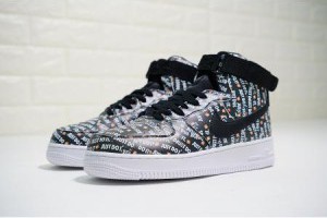 nike air force 1 hi lx 時尚滿印口號LOGO情侶高筒板鞋 黑白荷蘭橙_nike air force_Nike鞋子_運動鞋子_adidas originals|adidas官方目錄,愛迪達鞋子,adidas衣服-adidas官方網台灣