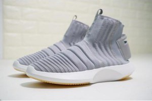 adidas crazy 1 adv sock primeknit boost 改良瘋狂一代男款針織襪套慢跑鞋 淺灰白_adidas慢跑鞋_Adidas鞋子_運動鞋子_adidas originals|adidas官方目錄,愛迪達鞋子,adidas衣服-adidas官方網台灣