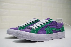 golf le fleur x converse one star ox 小花朵麂皮情侶休閒鞋 薰衣草紫綠_Converse匡威_運動鞋子_adidas originals|adidas官方目錄,愛迪達鞋子,adidas衣服-adidas官方網台灣