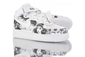 slam dunk x nike air force 1 mid custom 空軍一號灌籃高手漫畫圖案情侶款中筒板鞋 白黑_nike air force_Nike鞋子_運動鞋子_adidas originals|adidas官方目錄,愛迪達鞋子,adidas衣服-adidas官方網台灣