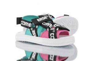 converse cv sandals logo tape 時尚LOGO織帶魔術貼女款輕量涼鞋 騷粉蒂芙尼綠黑白_Converse匡威_運動鞋子_adidas originals|adidas官方目錄,愛迪達鞋子,adidas衣服-adidas官方網台灣