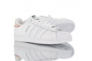adidas originals superstar 情侶款時尚拼接三葉草貝殼頭板鞋 白米灰紅邊尾_adidas superstar_Adidas鞋子_運動鞋子_adidas originals|adidas官方目錄,愛迪達鞋子,adidas衣服-adidas官方網台灣