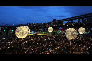 展演足鬧熱: 板橋‧蝴蝶公園地景花海