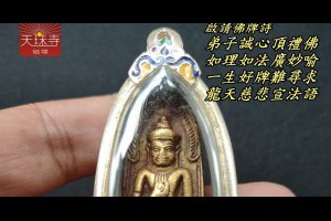 五大古佛帕洛佛牌子彈佛鎏金古佛牌泰國重金越鎏金佛牌地位越高含金高是為製作時整尊混金進去製作擋掉一切不好的事物助運全面性的