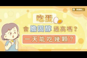  吃蛋會膽固醇過高嗎？一天能吃幾顆？（懶人包） - 照護線上 