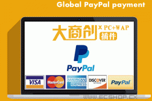 大商创x国际paypal支付插件（PC 手机）_ECSHOP插件网