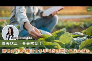 天氣變冷要吃菠菜、茼蒿！營養師點名 4 種冬天適合吃的青菜 - 營養N次方