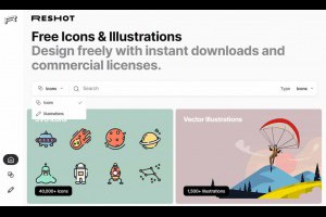 Reshot：免費提供 SVG 圖示和向量插圖的資源網站，個人和商用皆可