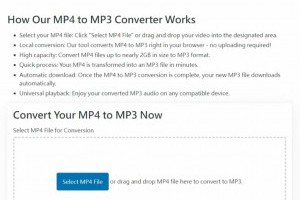 MP4T MP4 to MP3 Converter：免費 MP4 轉 MP3，免上傳，2GB內檔案都支援