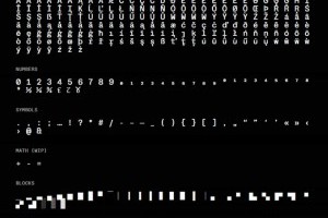 Server Mono 英文字體：具清晰可讀及商業友好的等寬字體，靈感來自打字機與命令列字體