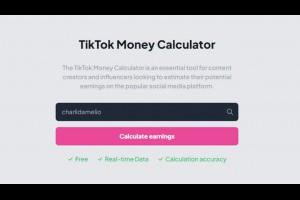 TikTok Money Calculator：快速估算 TikTok 帳號潛在收入的免費工具