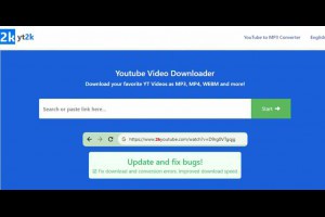 yt2k：無廣告的 YouTube 影片下載免費工具，支援WebM、MP4、MP3下載