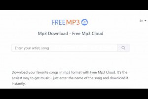 MP3 搜尋與下載平台：Free Mp3 Cloud，輸入歌手或歌曲名稱，快速找到並下載