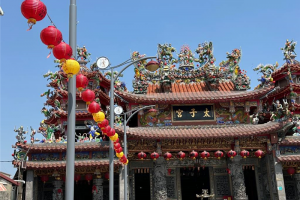 台南新化太子宮廟宇意象燈桿設計案例—兆邑興業有限公司