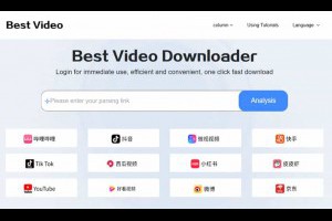 熱門影片平台一鍵抓！Best Video Downloader 支援 YouTube、抖音、B站影片下載超簡單 – 關鍵應用