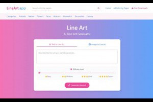 免費 AI 線條圖產生器！LineArt.app 讓文字與圖片秒轉線稿超方便 – 關鍵應用