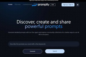 Promptly：集結各領域提示詞資源，從現成範例到 AI 客製化生成一站搞定 – 關鍵應用