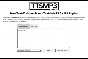 ttsMP3：免費 AI 文字轉語音線上工具，輕鬆製作 MP3 語音檔 – 關鍵應用