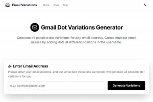 Email Variations 免費 Gmail 信箱點號別名產生器，輕鬆創造無限個信箱別名 – IT上菜