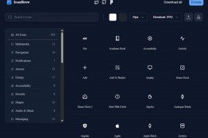 IconBrew：免費且開源的 SVG 圖示庫，平滑圓角設計讓你的專案更有質感 – IT上菜