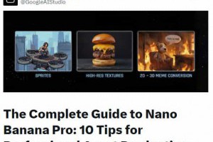 Google AI Studio 官方指南：10 招教你用 Nano Banana Pro 製作商用級圖像 – 關鍵應用