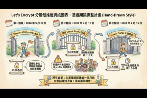 注意！Let's Encrypt 憑證期限從 90 天減半至 45 天，因應方法看這裡 – 關鍵應用