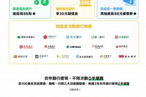 LINE Pay Money 開通四重禮！3年免手續費＋30元儲值金，12／31前限定 – 關鍵應用