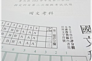 需要考這類題目嗎？- 登上5/15聯合新聞網首頁，意見評論｜部落客開講 - 隨寫人的教學與生命情懷 - udn部落格