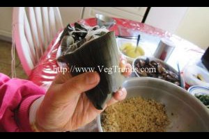 粽子食譜：養生素肉粽子做法