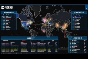Norse 線上即時顯示全球網路攻擊活動