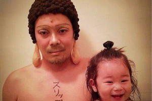  日本父女搞笑沐浴照 笑翻網友