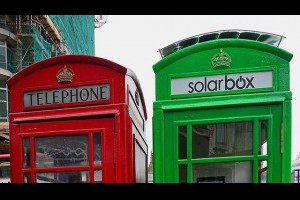 SolarBox「綠」化倫敦紅色電話亭